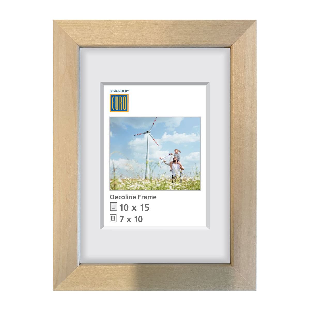 Holzrahmen Oecoline 10x15 natur FSC