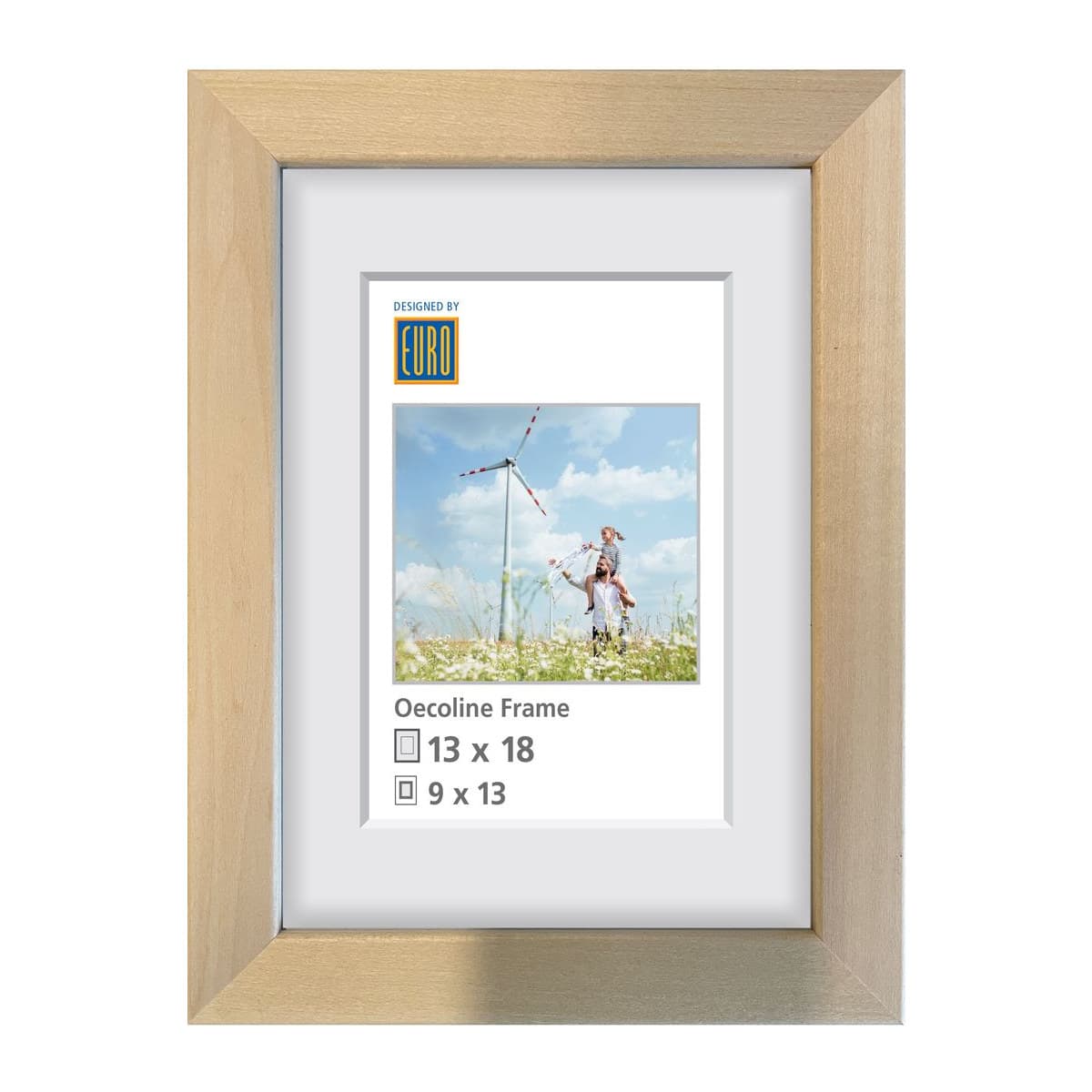 Holzrahmen Oecoline 13x18 natur FSC