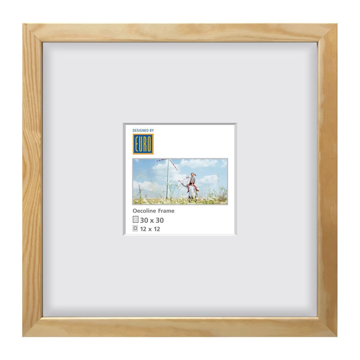 Holzrahmen Oecoline 30x30 natur FSC
