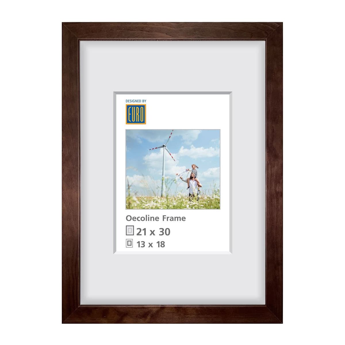 Holzrahmen Oecoline 21x30 braun FSC