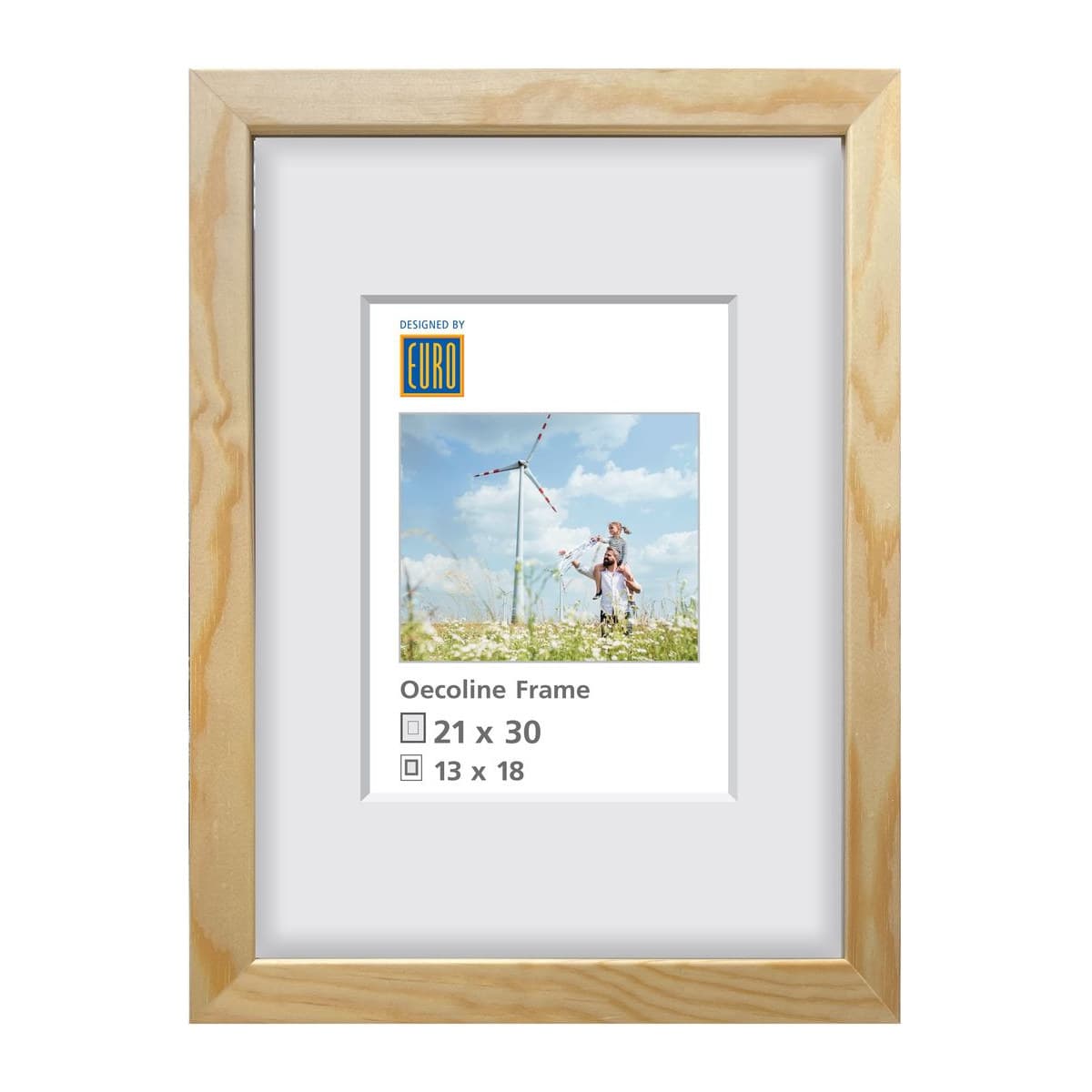Holzrahmen Oecoline 21x30 natur FSC