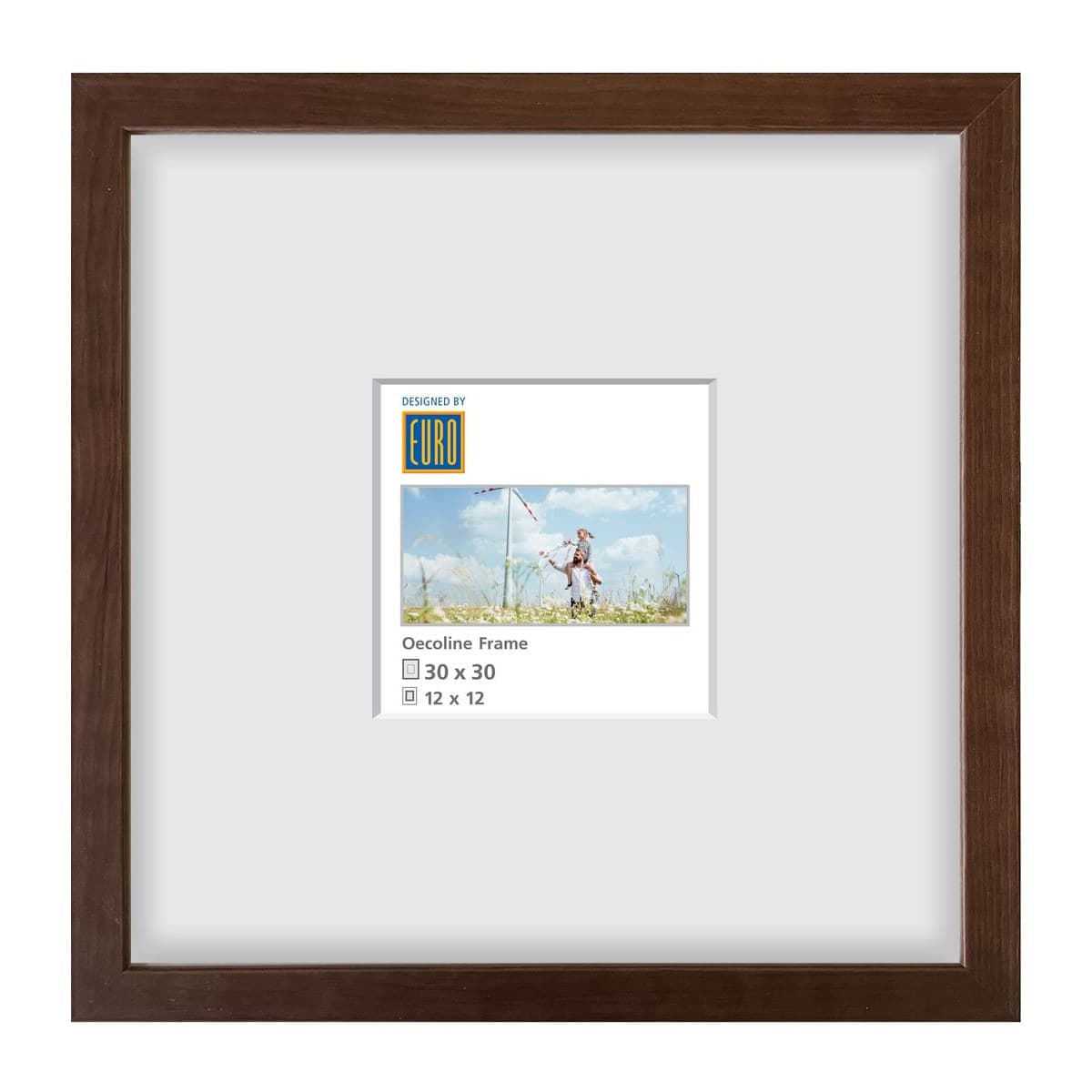 Holzrahmen Oecoline 30x30 braun FSC