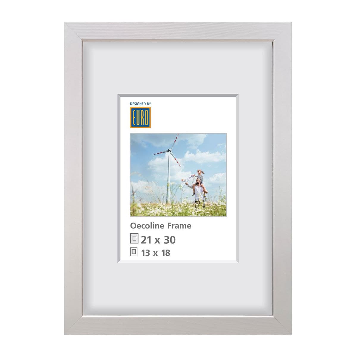 Holzrahmen Oecoline 21x30 weiss FSC