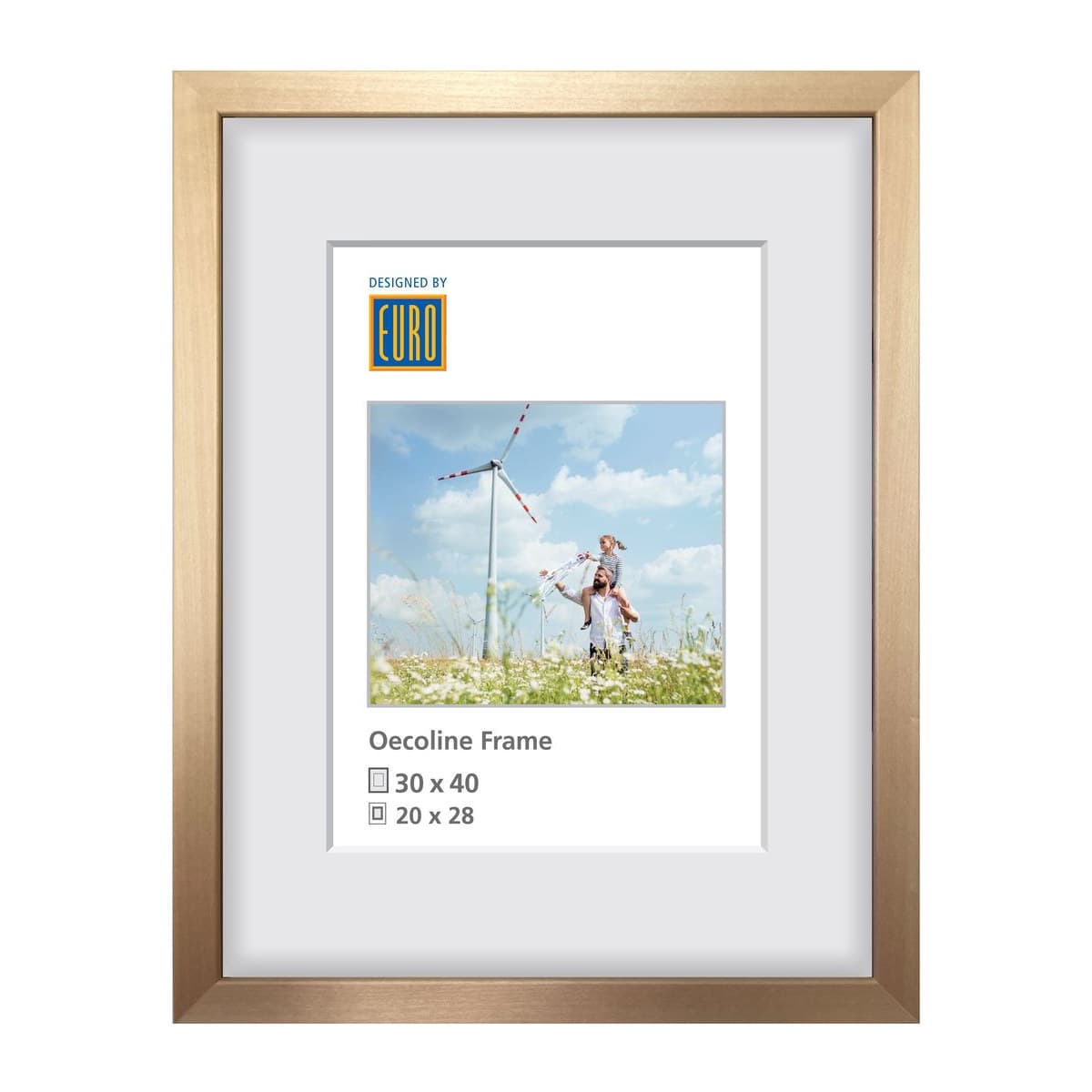 Holzrahmen Oecoline 30x40 natur FSC