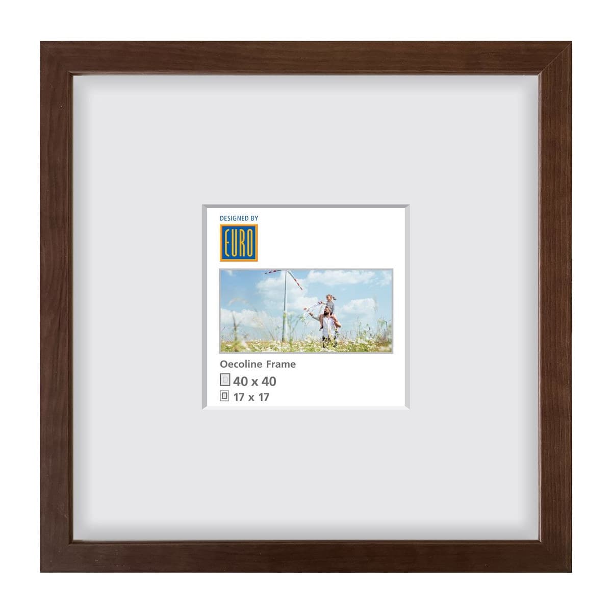 Holzrahmen Oecoline 40x40 braun FSC