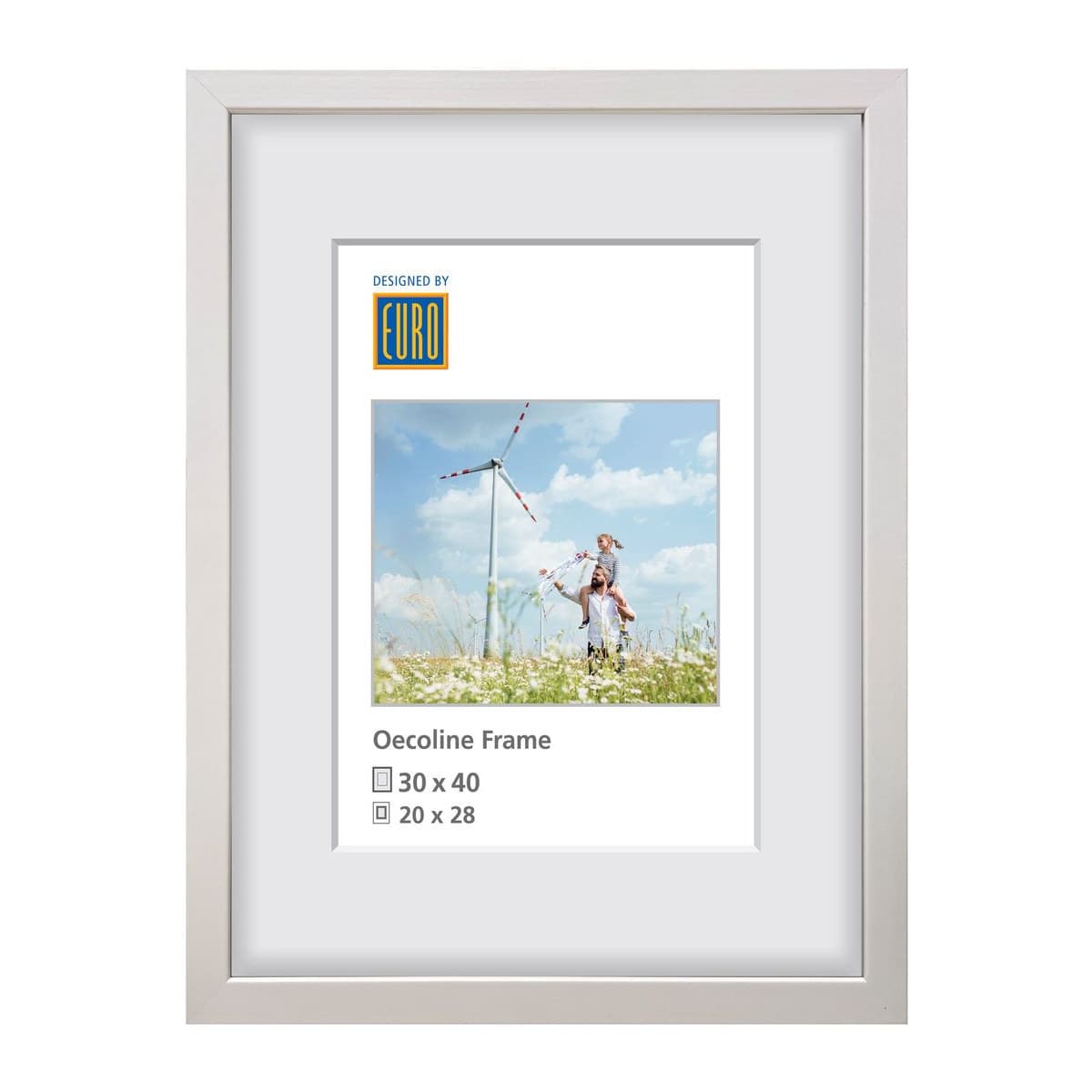Holzrahmen Oecoline 30x40 weiss FSC