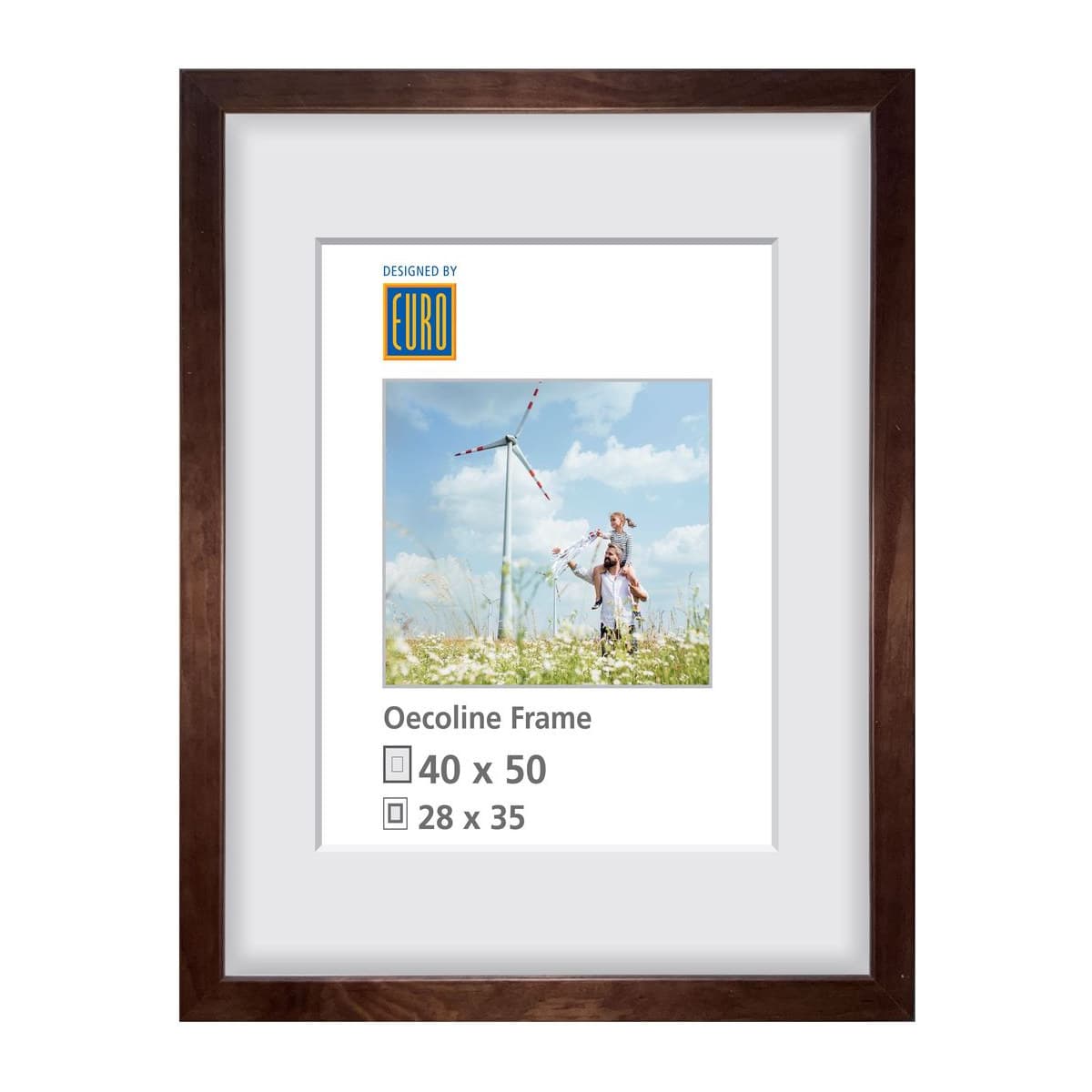 Holzrahmen Oecoline 40x50 braun FSC