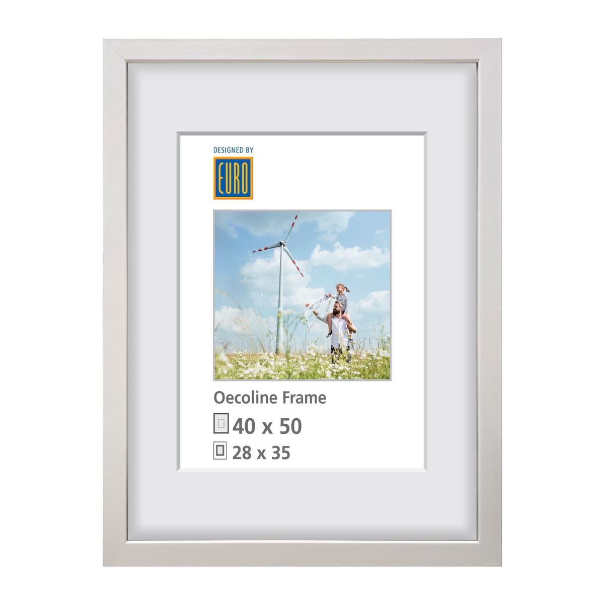Holzrahmen Oecoline 40x50 weiss FSC