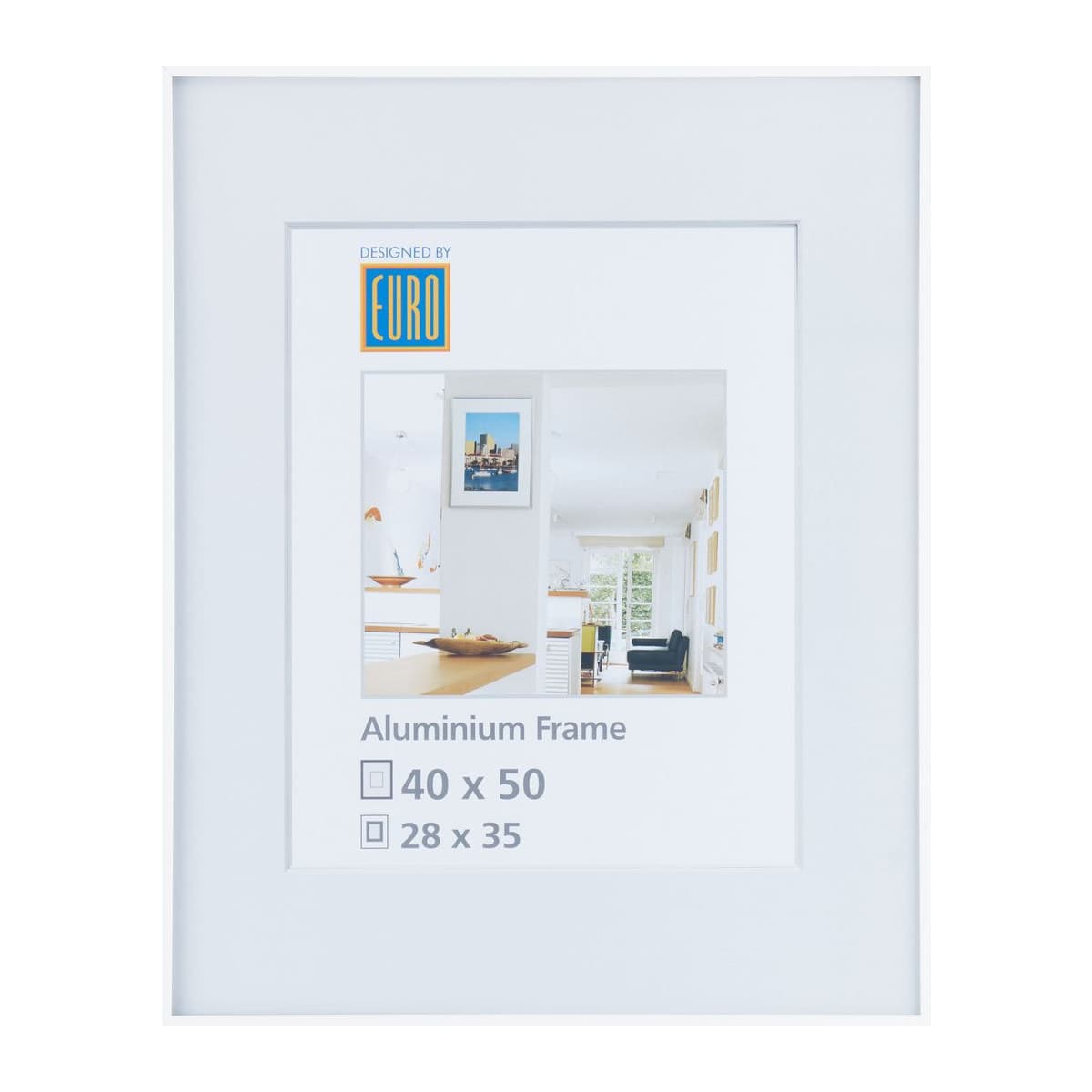 Alurahmen AL1 40x50 weiss
