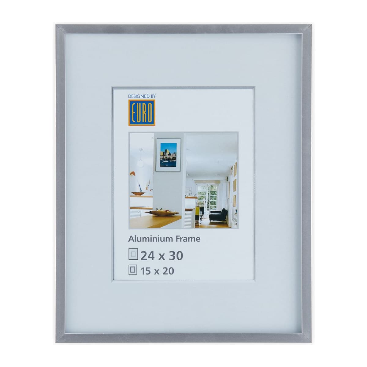 Alurahmen AL1 24x30 silber