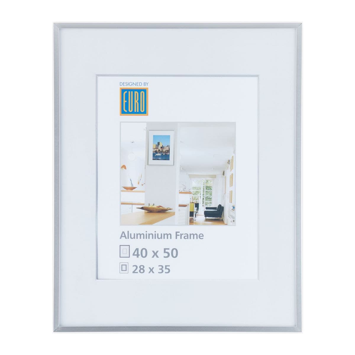 Alurahmen AL1 40x50 silber