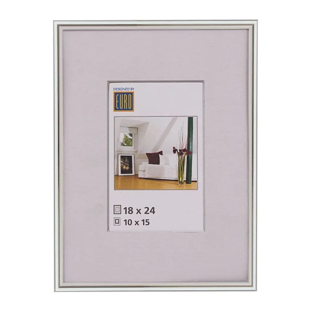 Kunststoffrahmen L1 18x24 platin
