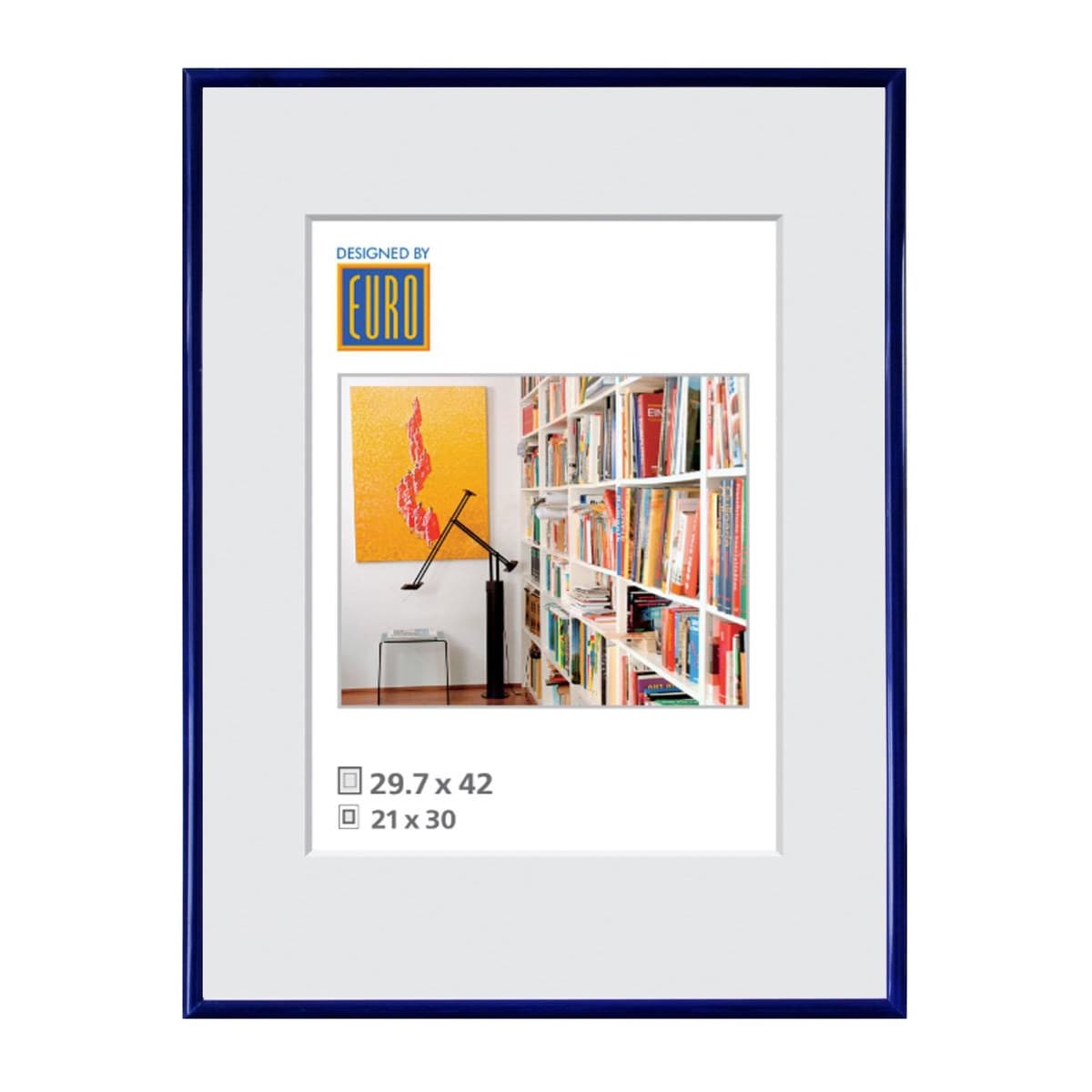 Kunststoffrahmen L1 29.7x42/A3 blau