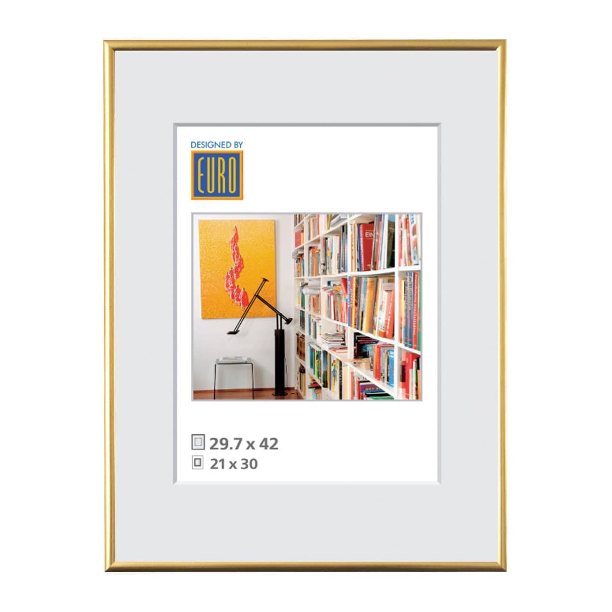 Kunststoffrahmen L1 29.7x42/A3 gold