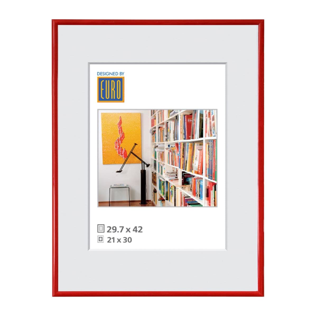Kunststoffrahmen L1 29.7x42/A3 rot